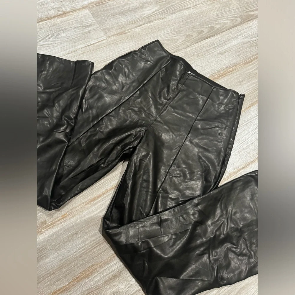 LEATHER PANTS - Picture 1 of 5
